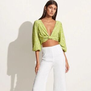 Faithfull the Brand Tianna Top Tiare Floral Print NEW Size Medium